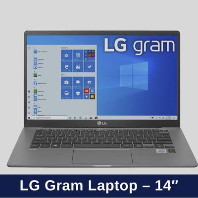 LG Gram Laptop – 14″ Full HD IPS Display, Intel 10th Gen