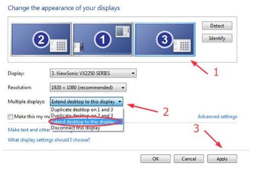 change the appearance of your display
