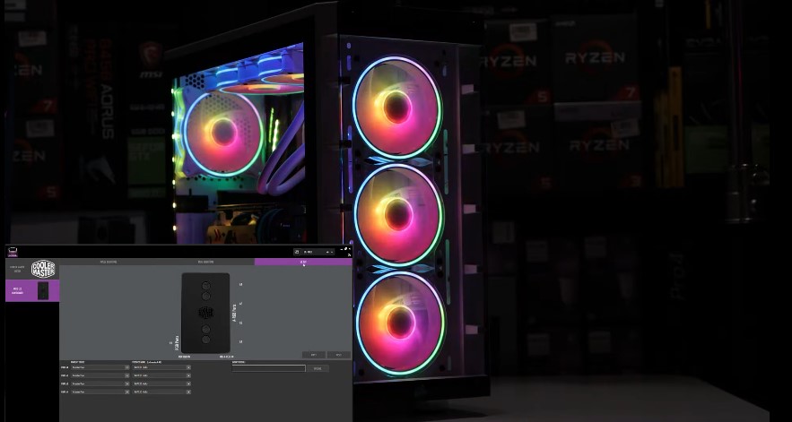 Changing RGB Fan Color Using a Master RGB Controller