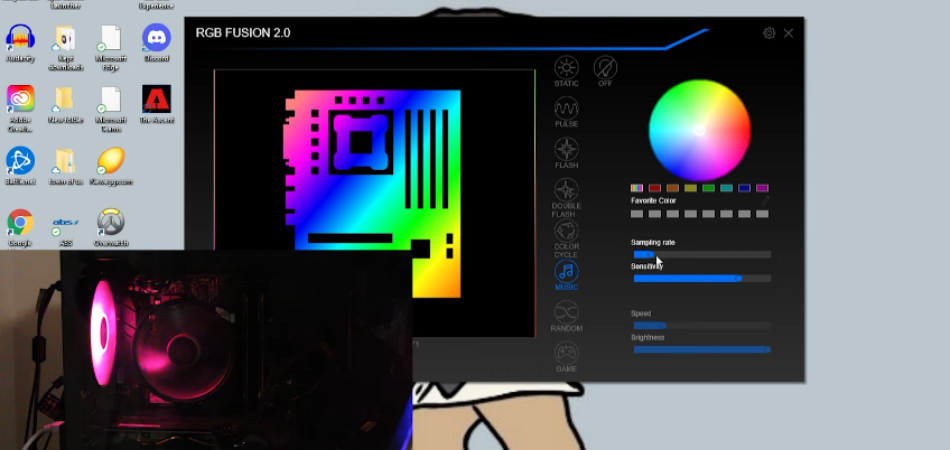 How to Change the RGB Fan Color